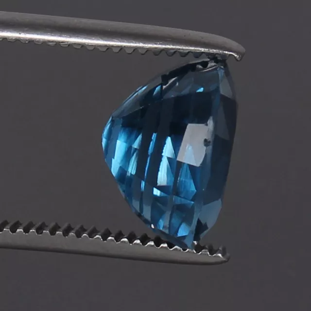 Magnifique! Topaze Bleu Suisse 10.50 Ct. Coupe Carré Naturel Libre Gemmes Prise 3