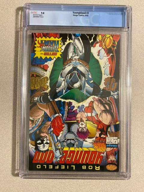 YOUNGBLOOD #2 CGC 9.8 White Pages (Green Version) 1st appearance of PROPHET 2