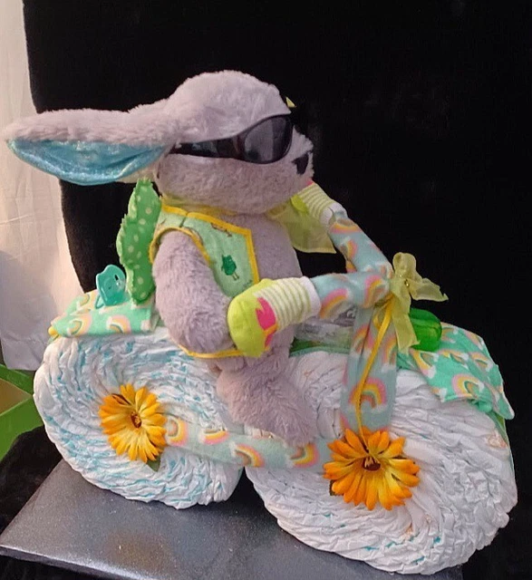Motorcycle Diaper Cake