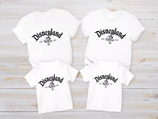 Disneyland Family EST 1955 So Cute Disney Trip  2023 Disney Vacation Gift Tshirt