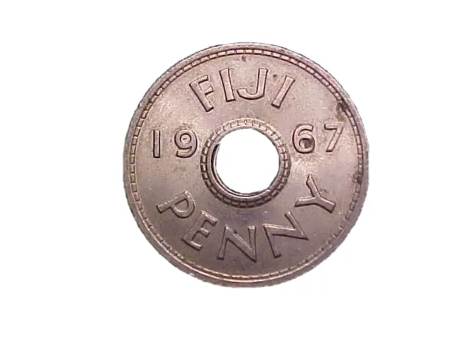 1967 Fiji 1 Penny KM# 21 - Very Nice High Grade Circ Collector Coin!-d2151xux
