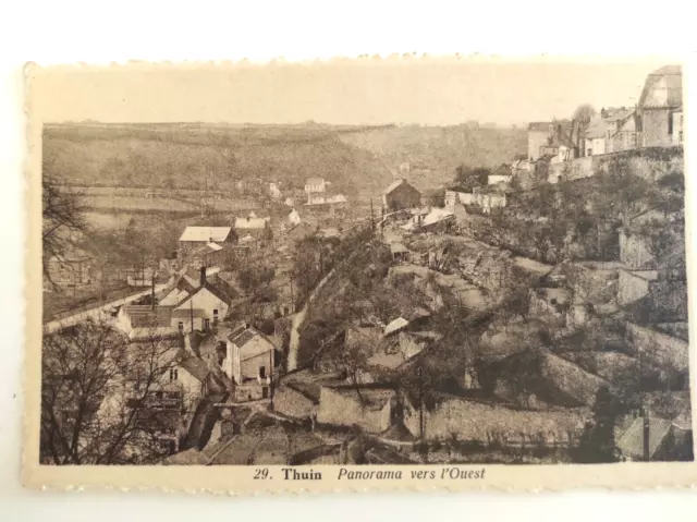 Carte postale ancienne de la ville de THUIN  Belgique