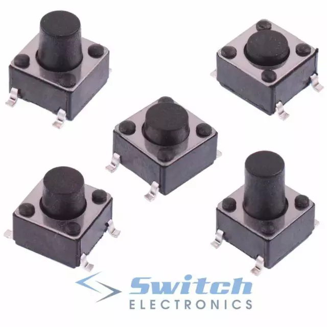 6 x 6mm SMT SMD Momentary PCB Tactile Switch