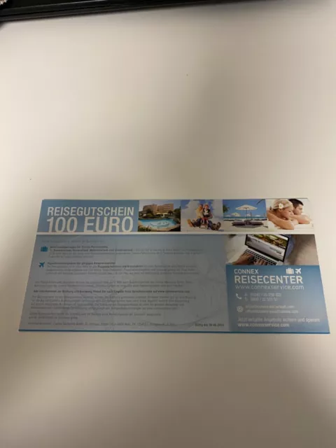 Reisegutschein im Wert von 100€ zu verkaufen