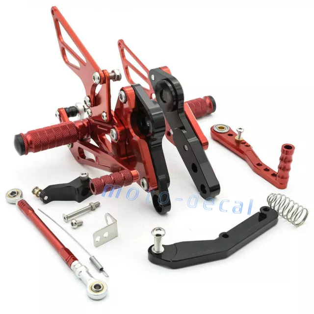 CNC Rearset Footrest Foot Pegs Shifter Gear Set For 2013-2017 2016 MT-09 FZ09
