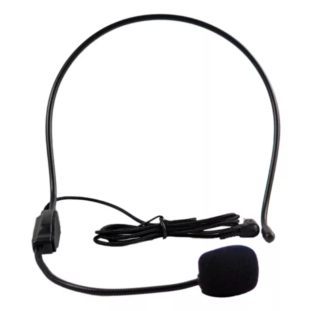 3.5mm Plug Headset Mic Head-mounted Lecture Speech Headset Mic Voice Amplifi HY2