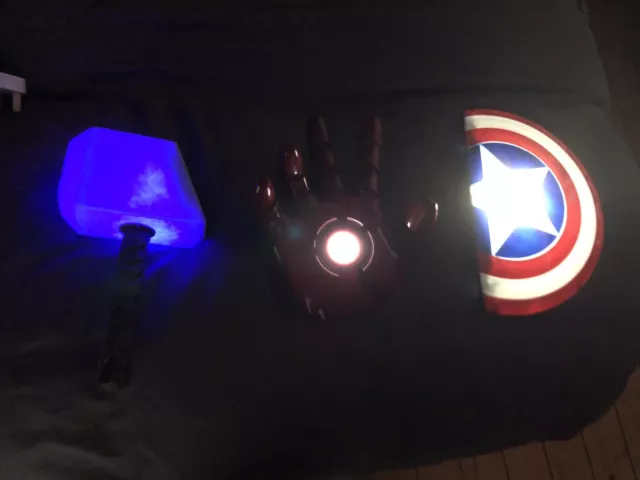 Marvel Avengers 3D Wall Light Iron Man Captain America Thor 3DFX