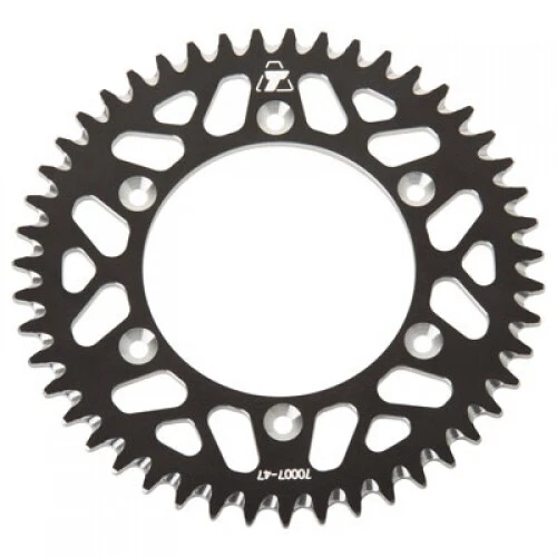 Tusk Rear Aluminum Sprocket 47 Tooth Black 209-167-0007 for Motorcycle
