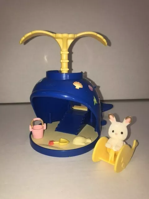 SYLVANIAN FAMILIES SPLASH And Play Whale 5211 With Baby Rabbit 9.00 PicClick UK