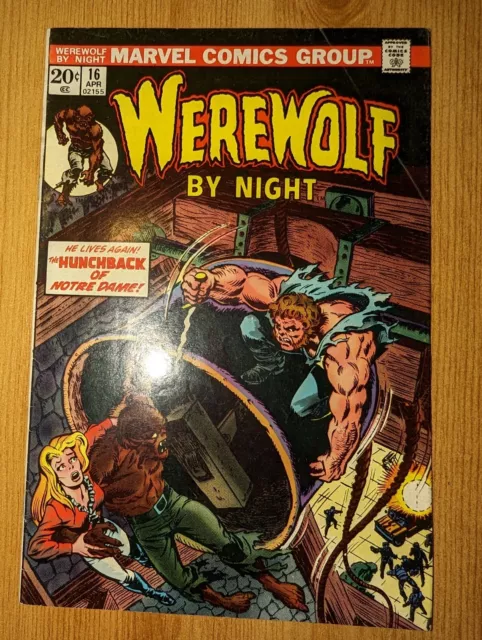 Werewolf By Night #16 April 1974 Marvel Horror!