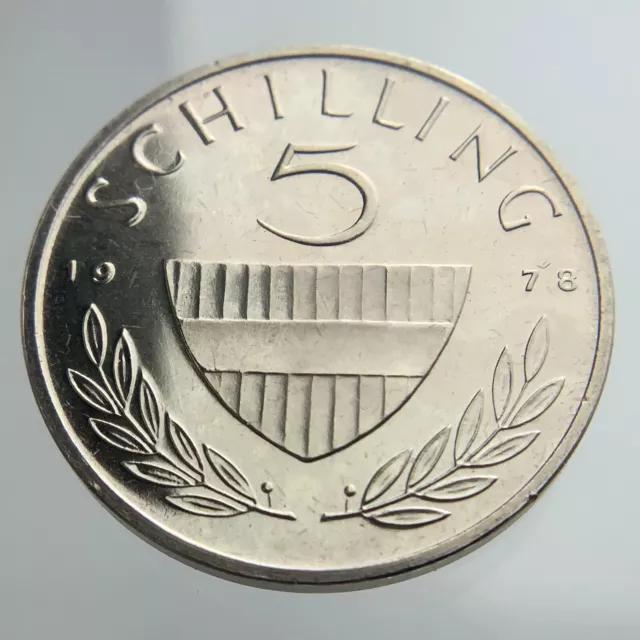 1978 Austria 5 Schilling KM#2889a Uncirculated Coin BB577