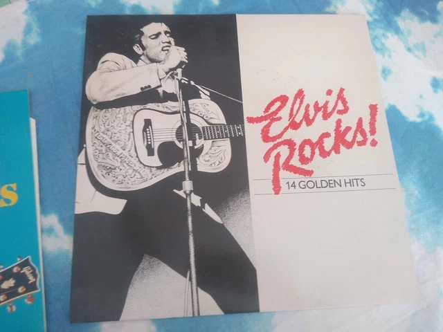 ELVIS PRESLEY - ELVIS ROCKS 14 GOLDEN HITS - 1985 RDS Near Mint VINYL/UNPLAYED!!