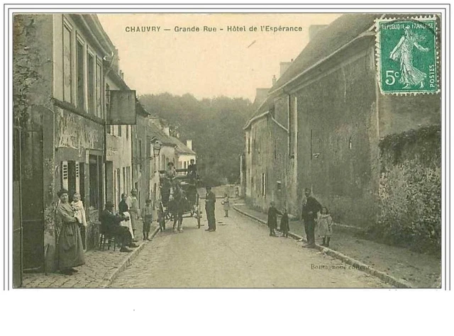 95.Chauvry.grande Rue.hotel De L'esperance