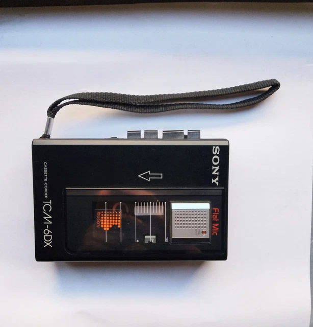 VINTAGE SONY TCM-6DX Cassette-Corder Walkman | TESTED New Belt