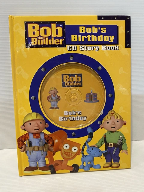 BOB THE BUILDER Bobs Birthday CD Story Book HB Kids Lrge Book ABC For ...