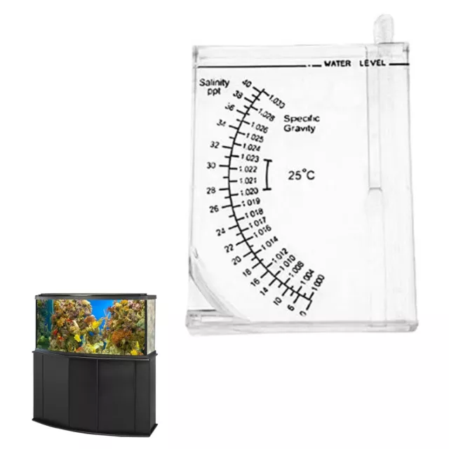 Aquarium Salinity Tester Accurate Aquarium Hydrometer For Fish Tank Seawater Spe