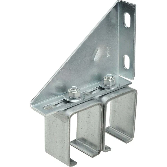 National DP51M2 Galvanized Double Box Rail Barn Door Bracket N104786 Pack of 10