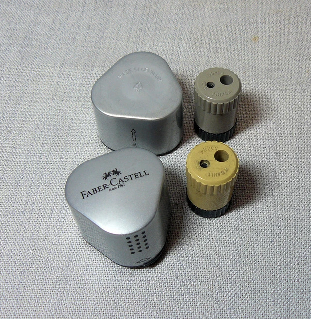 4 Bleistiftanspitzer Minenanspitzer Faber Castell und Dahle - gebraucht