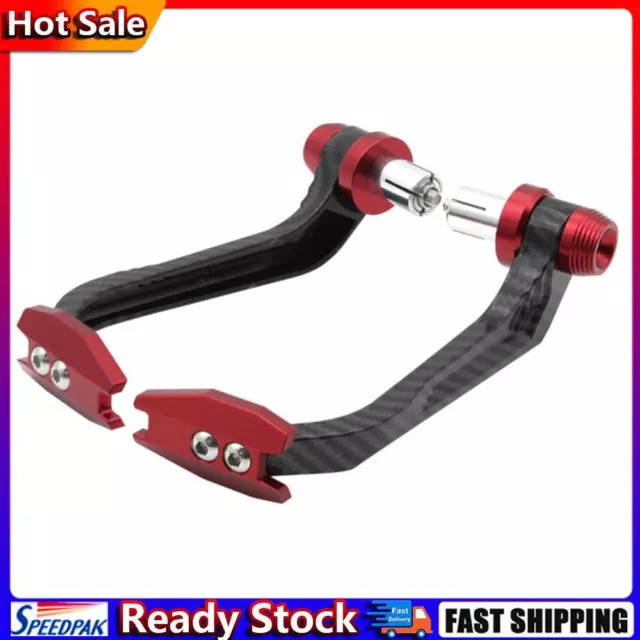 7/8 inch Motorcycle Handguard Aluminum Brake Clutch Lever Protector (Red) Hot