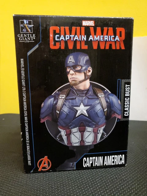 Gentle Giant Captain America Civil War 1/6 Classic Bust Limited Edition / 1500