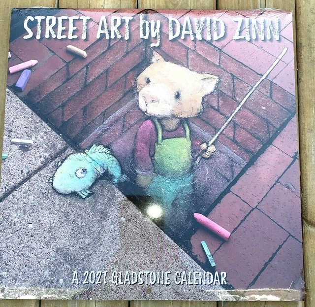 STREET ART BY David Zinn 2021 Calendar Wall Calendar Art of David Zinn
