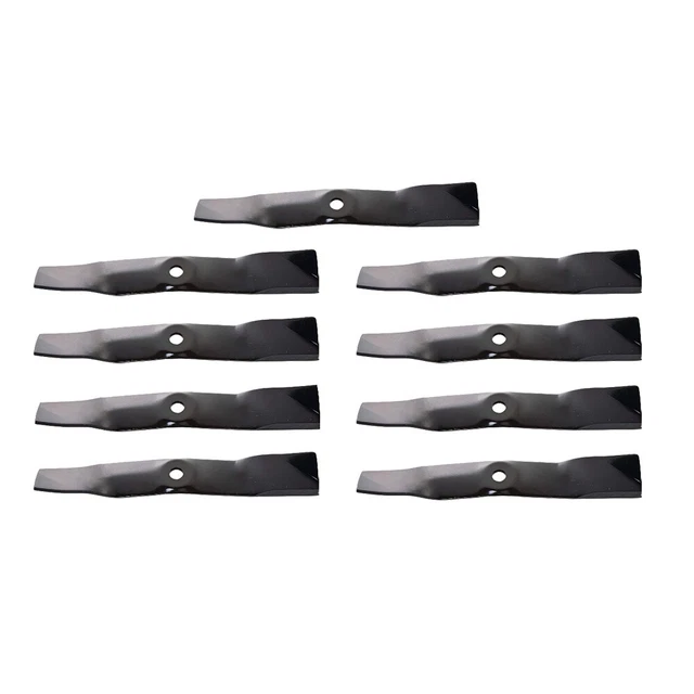 9 MOWER BLADES Fits John Deere M127500 M145476 X300 X304 X320 X500 X324