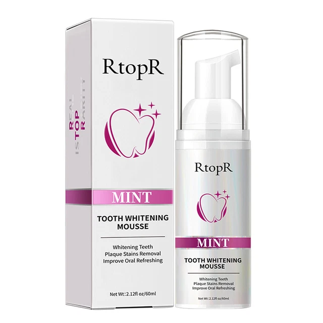 60 ml espuma limpiadora dental útil frescura oral natural pastas dentales cuidado oral
