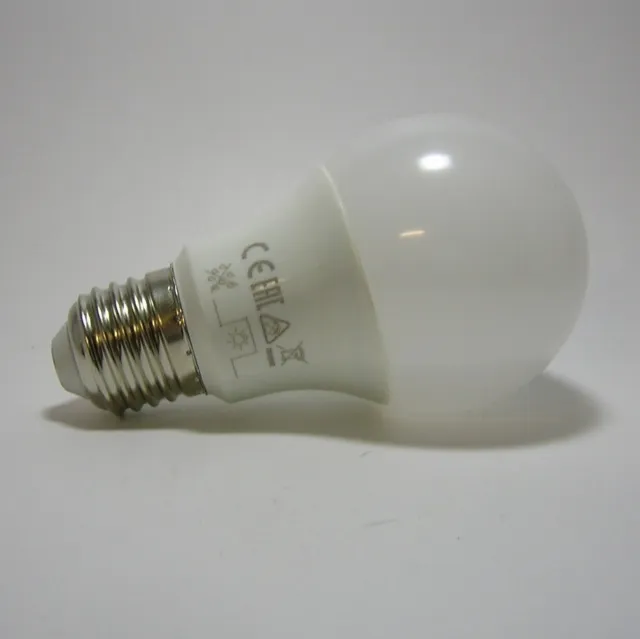 Ampoule LED filament miroir de tête argent 8.5W 900lm 2700K E27 dim
