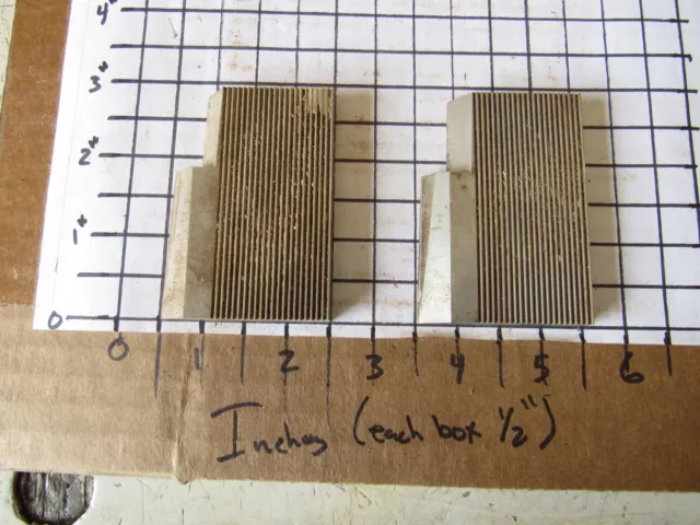 Pair Moulder Blades Bits Knives 5/16" Corrugated Back Shaper Router Profile