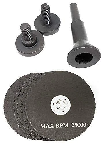 Metal Cut Off Wheels Kit for Air Die Grinder and Drill 3-Inch Diameter 1/32-i...