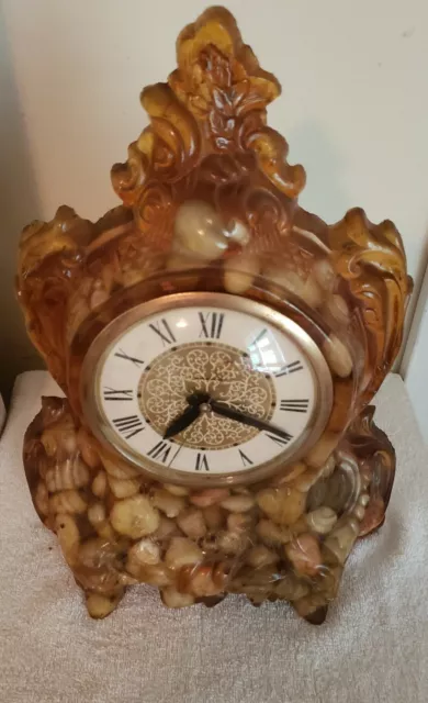 Vintage Mantel Clock Lanshire - Lawrence "Vomit" "Rock" Electric Chicago Works!