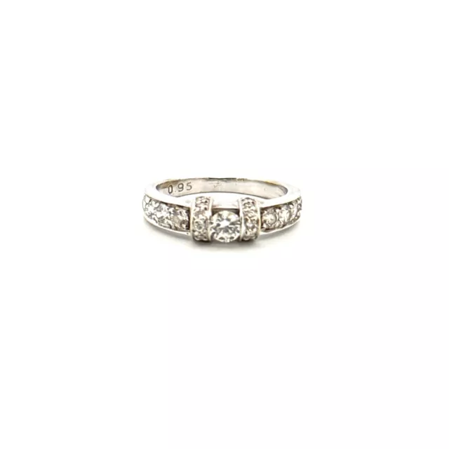 A.ROURE / Solitaire Or Blanc 18k & Diamants