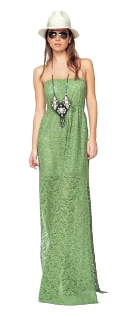 Primavera Estate Abito Lungo A Fiori Denny Rose Vestito Lungo