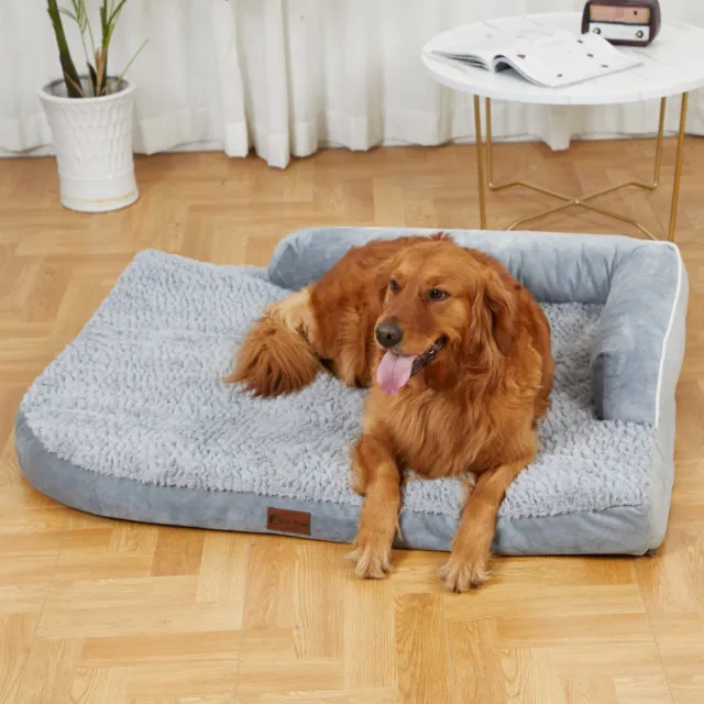 Super Soft Memory Foam Dog Bed Pet Mattress Orthopedic Bolster Pet Bed L/XL/XXL