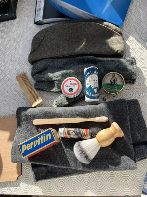Job Lot Of German Ww2 Personal Equipment Eastern Front Red Cross Package Repro