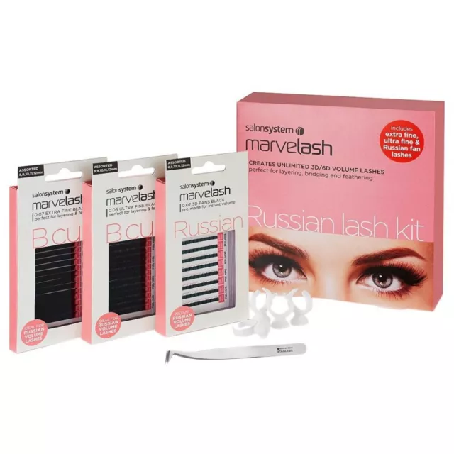 Salon System Marvelash Russian Lash Extension Kit