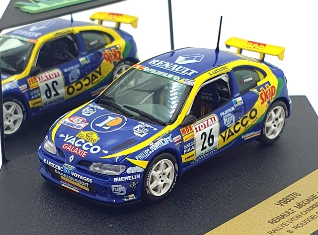 RENAULT MEGANE MAXI- RALLYE DU ROUERGUE- SEBASTIEN LOEB- OTTO OTTOMOBILE ot960 -1/18-wrc - Collection