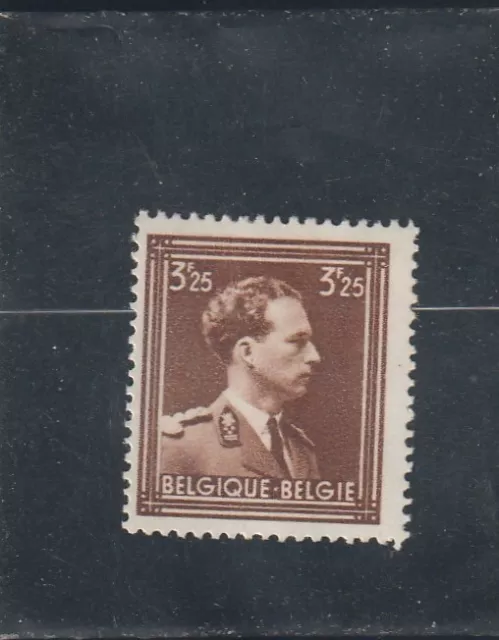 L6205 BELGIQUE TIMBRE Y&T N° 645 de 1946 " Léopold III " Neuf**