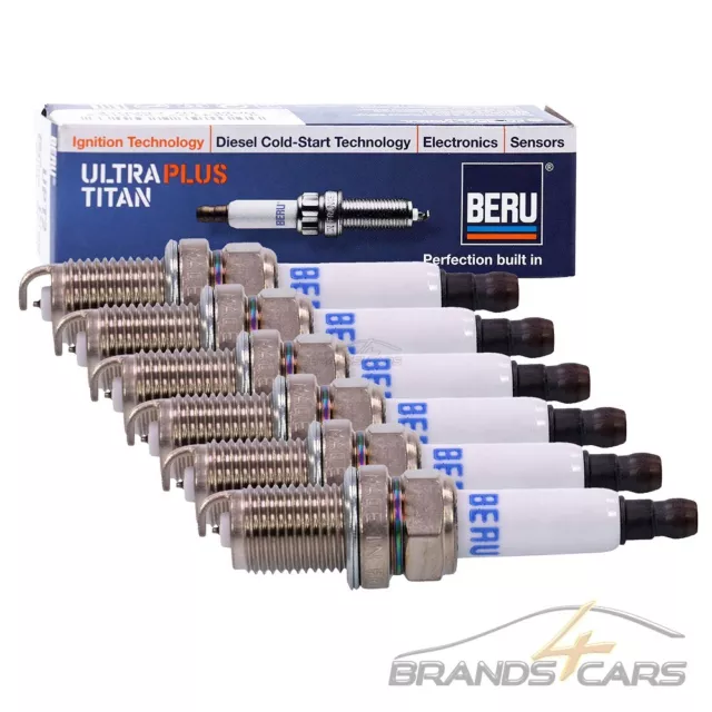 6x BERU ZÜNDKERZE ULTRA TITAN FÜR SAAB 900 2 2.5 9-5 3.0 V6