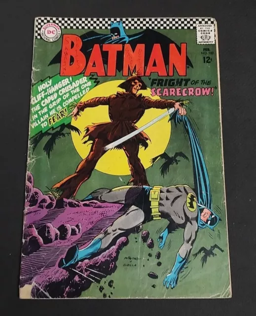 Batman #189 1967 DC Comics Silver Age Good 1st Scarecrow