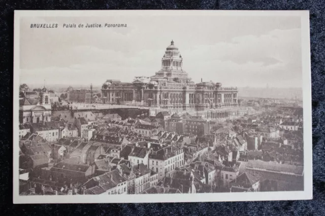 Postkarte Ansichtskarte Lithografie Belgien Brüssel Palais de Justice (M)