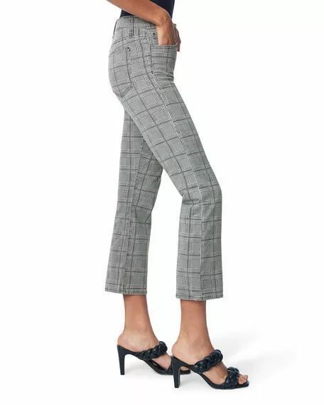 Joe's Jeans The Callie Cropped Flare Jeans in Cavendish Check Sz 34 # 30A 447 N 2