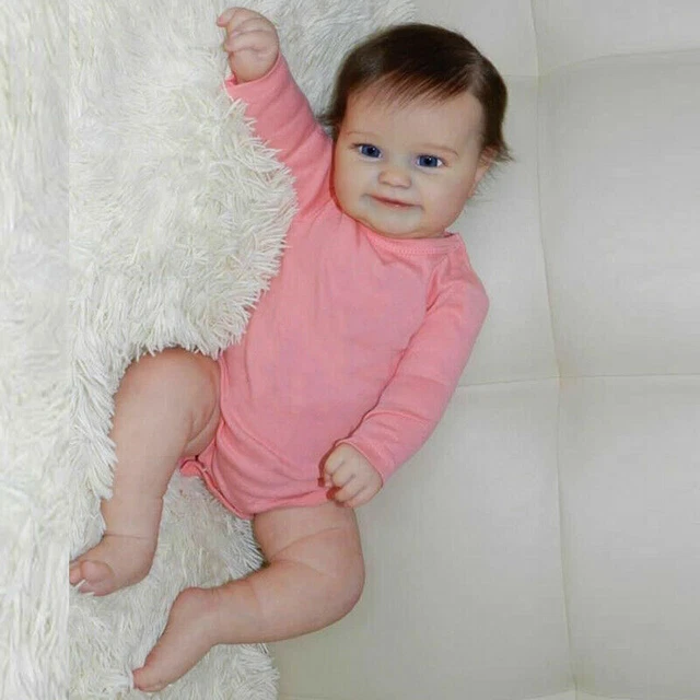Real Reborn Baby Dolls 20" Lifelike Newborn Girl Full Body Vinyl Silicone Doll