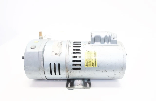 Gast 0823-101Q-G608X Rotary Vane Compressor Vacuum Pump 3/4hp 3/8in 100-230v-ac
