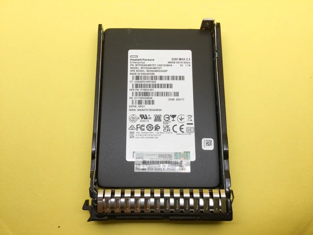 P19947-B21 HPE 480GB Sata 6G Mixed Use Sff Sc 5300M Ssd P21088-001 $144 ...