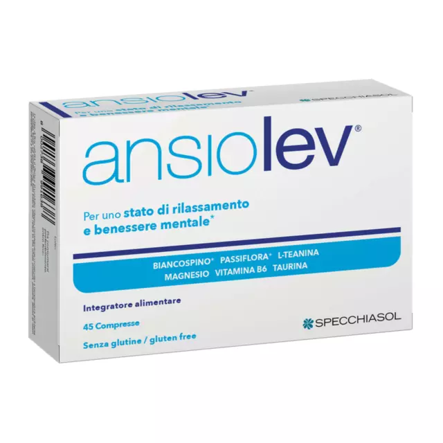 Specchiasol Ansiolev 45 cpr  Integratore per il rilassamento e benessere mentale