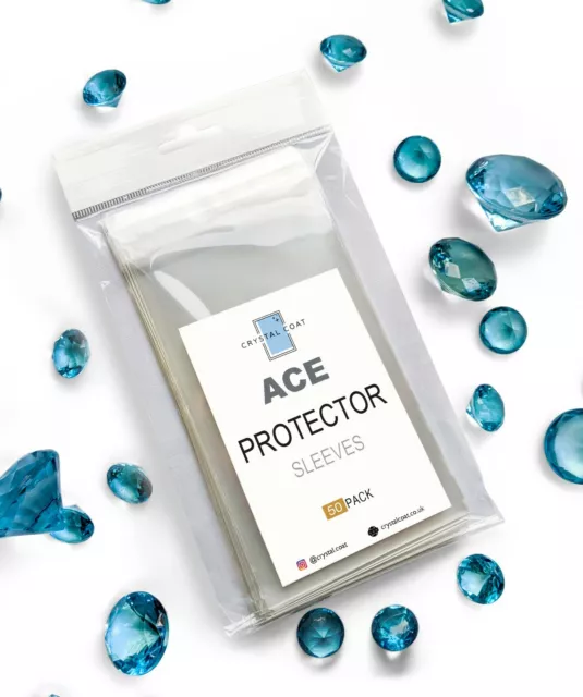1000 ACE Schutzhüllen maßgeschneidert perfekt passend für Pokémon Karten 20 Packungen