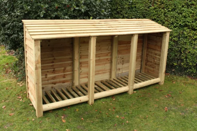 Log Store, Extra Large Heavy Duty Pressure Treated 2