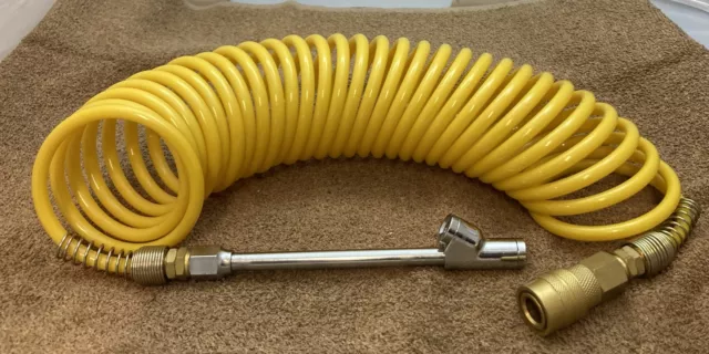 New Pnuematic 3/8" Hose W/ Inflation Attachment