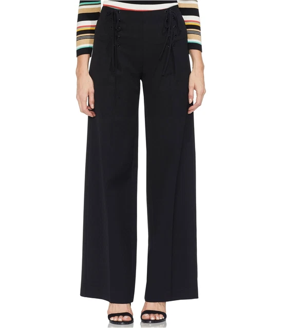 Vince Camuto Womens Sailor Casual Trouser Pants, Black, 6